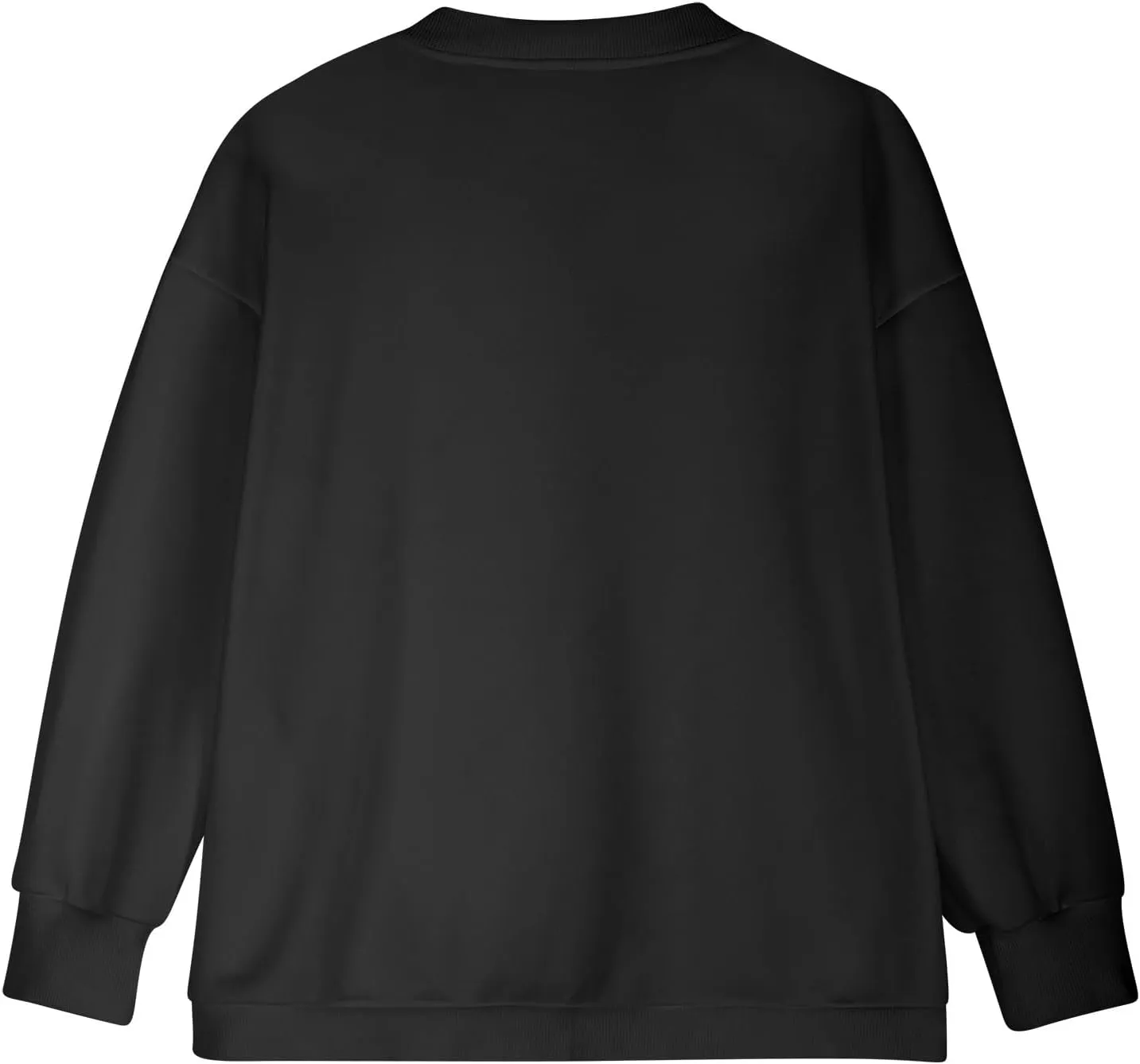 Akklian Women's Zip Up Sweatshirt Jacket No Hood Long Sleeve Casual Loose Outwear with Pockets 2024 Oversized Fashion Clothes
