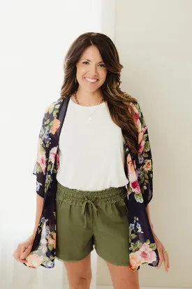 Chiffon Woven Kimono