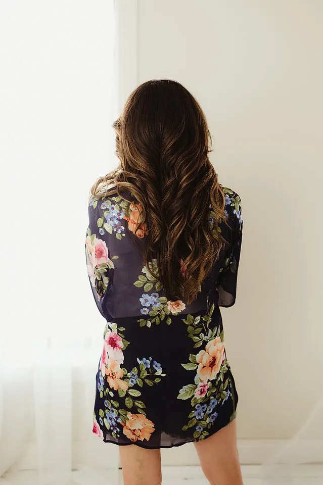Chiffon Woven Kimono
