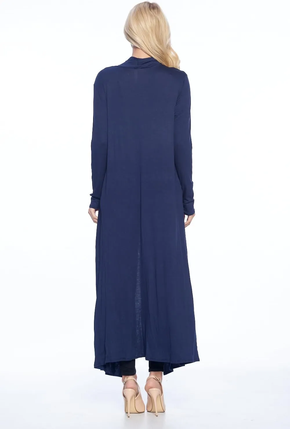 Isaac Liev Maxi Cardigan Duster Sweater  Women's Extra Long Open Front Full Length Lightweight Cardigans Dusters Sweaters