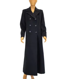 Lined Merino Wool Long Coat