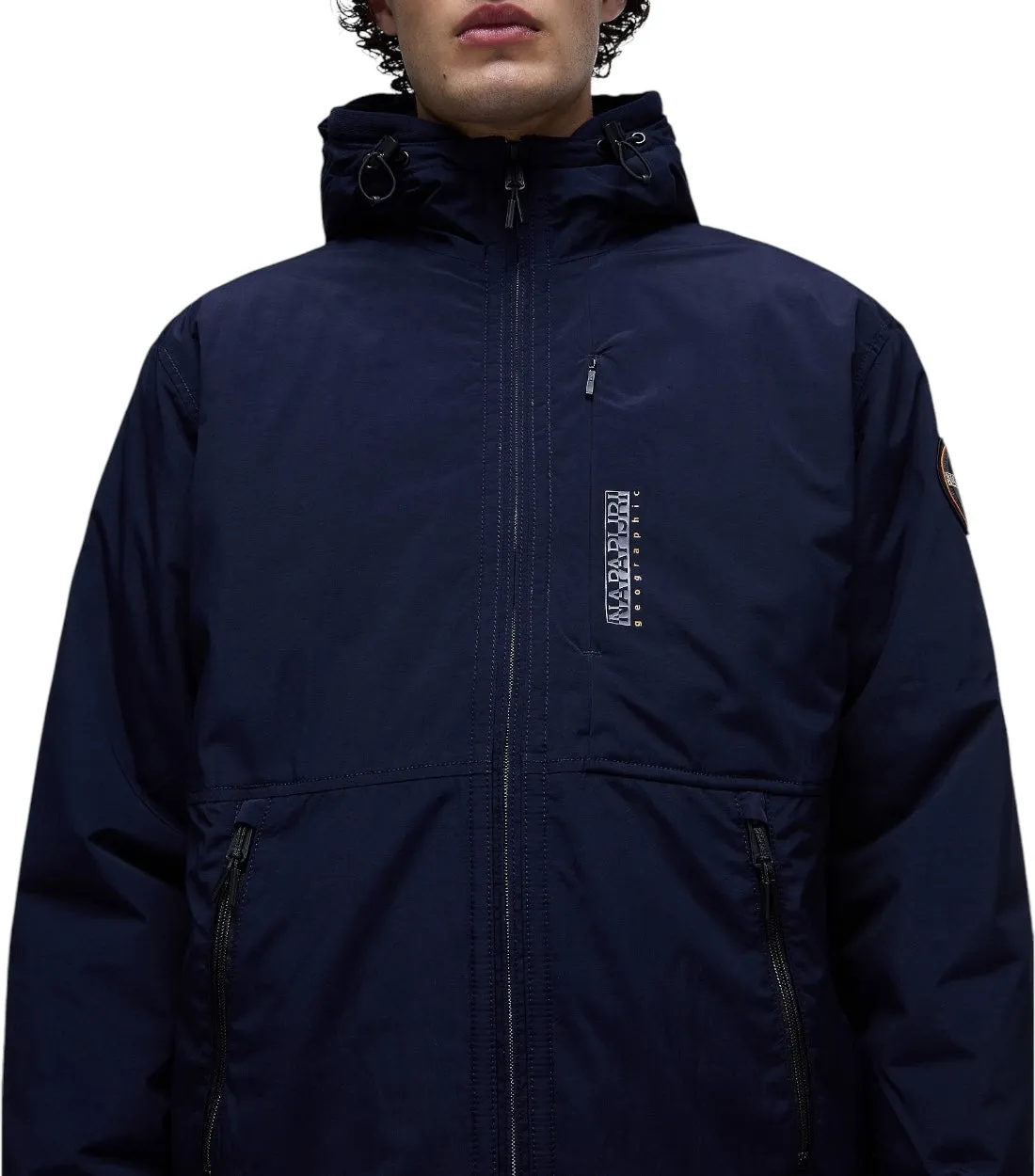 Napapijri Blauw Tundra Jas Voor Heren Windbreaker Lente