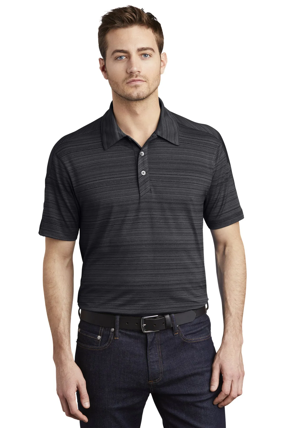 OGIO Exlixir Customized Polos, Blacktop