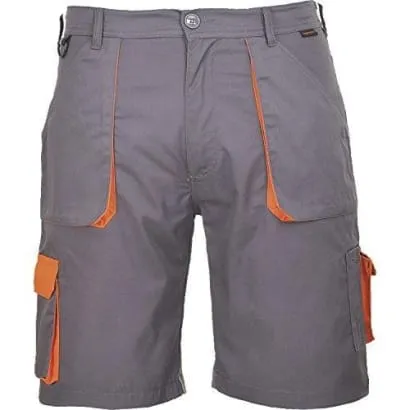 Portwest Texo Contrast Elasticated waist men's Work Shorts- TX14