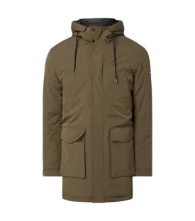 Replay Olijfgroen Parka Met Wattering