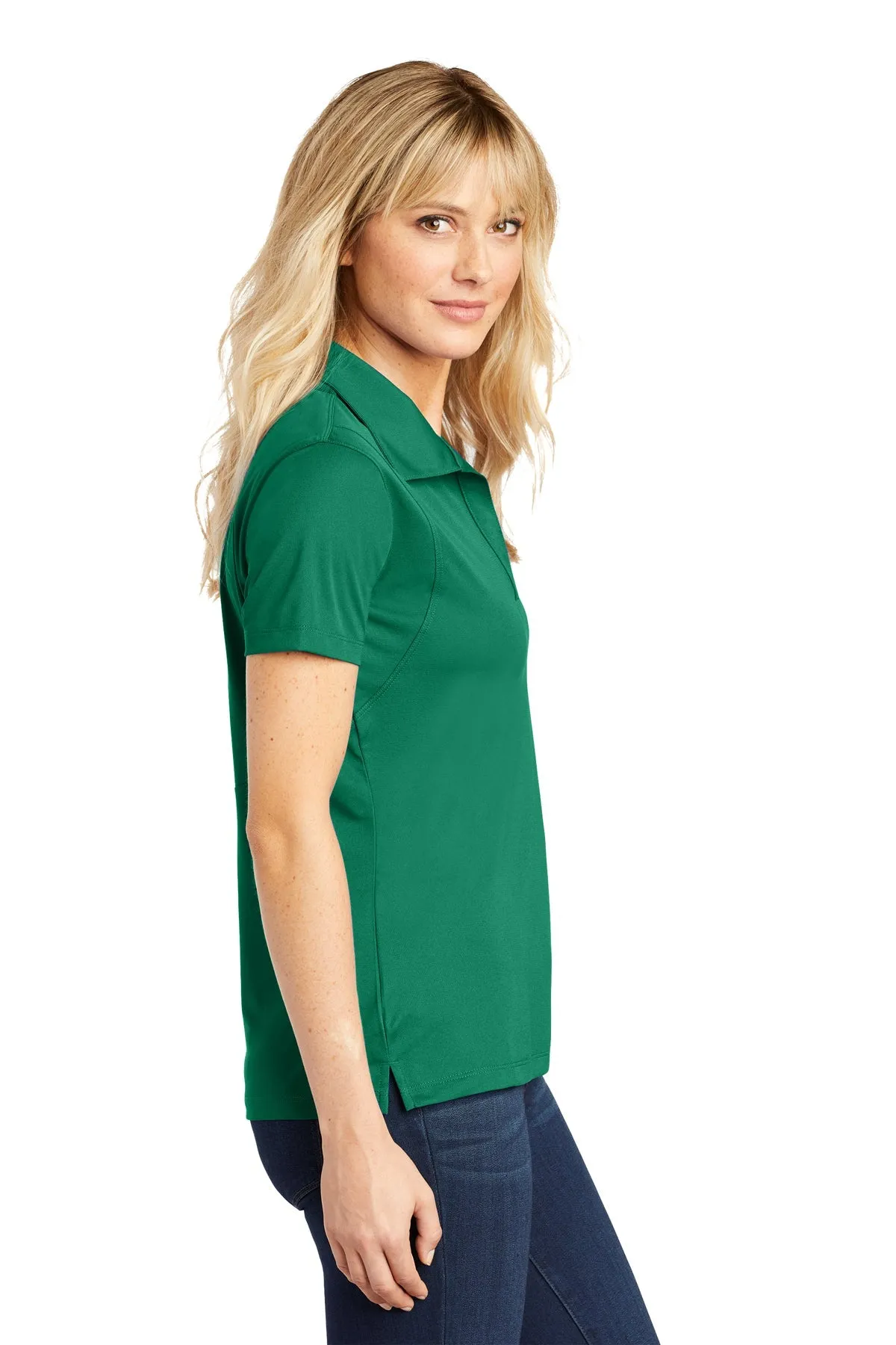 Sport-Tek Ladies Micropique Customized Sport-Wick Polos, Kelly Green