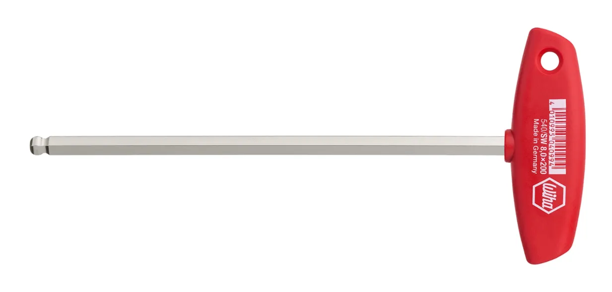 Wiha Ball End Hex Driver With T-handle 6mm