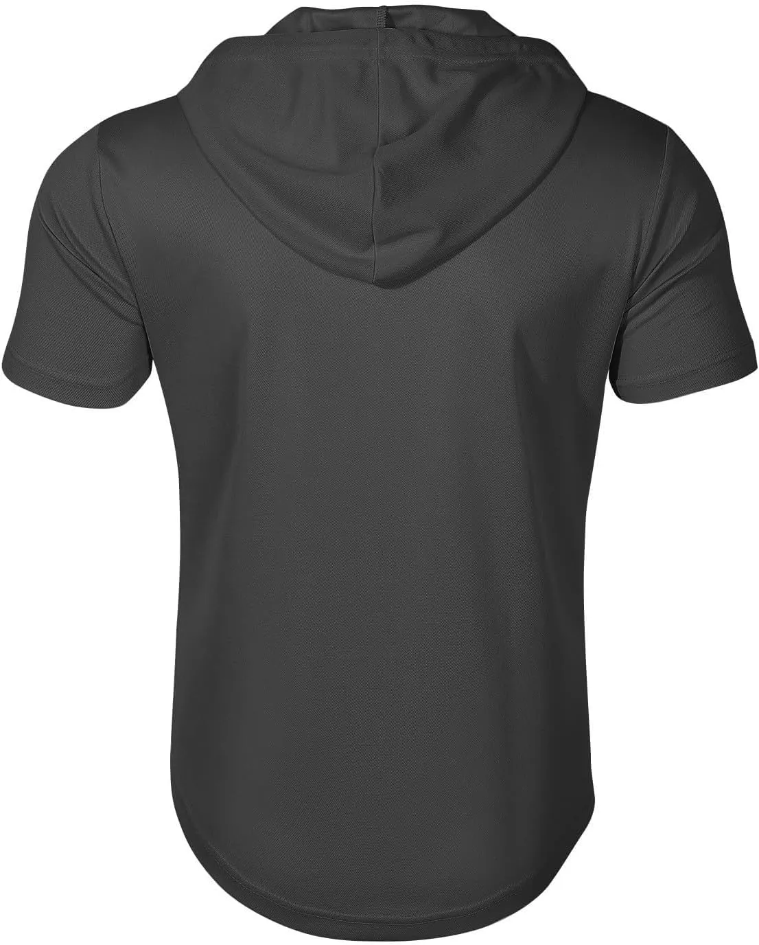 Workout Hoodies for Men Zip Up Short Sleeve Slim Fit Pocket Casual Tshirts Pullover Summer Gym Training Muscle Tees